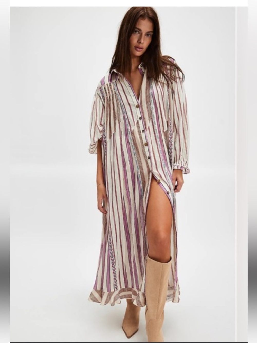 Free People Sweet Dreams Maxi Boho  Dress